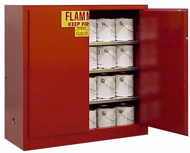 Securall 40-Gallon Paint & Ink Sliding Door Cabinet